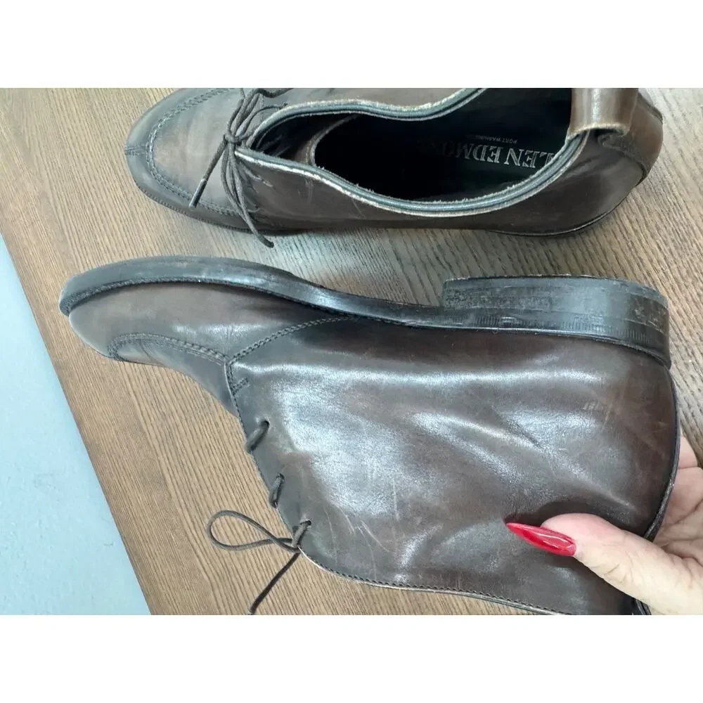 Allen Edmonds Rafael Chukka BROWN Dress Boots Size 11.5D Made In Italy (SH300THR